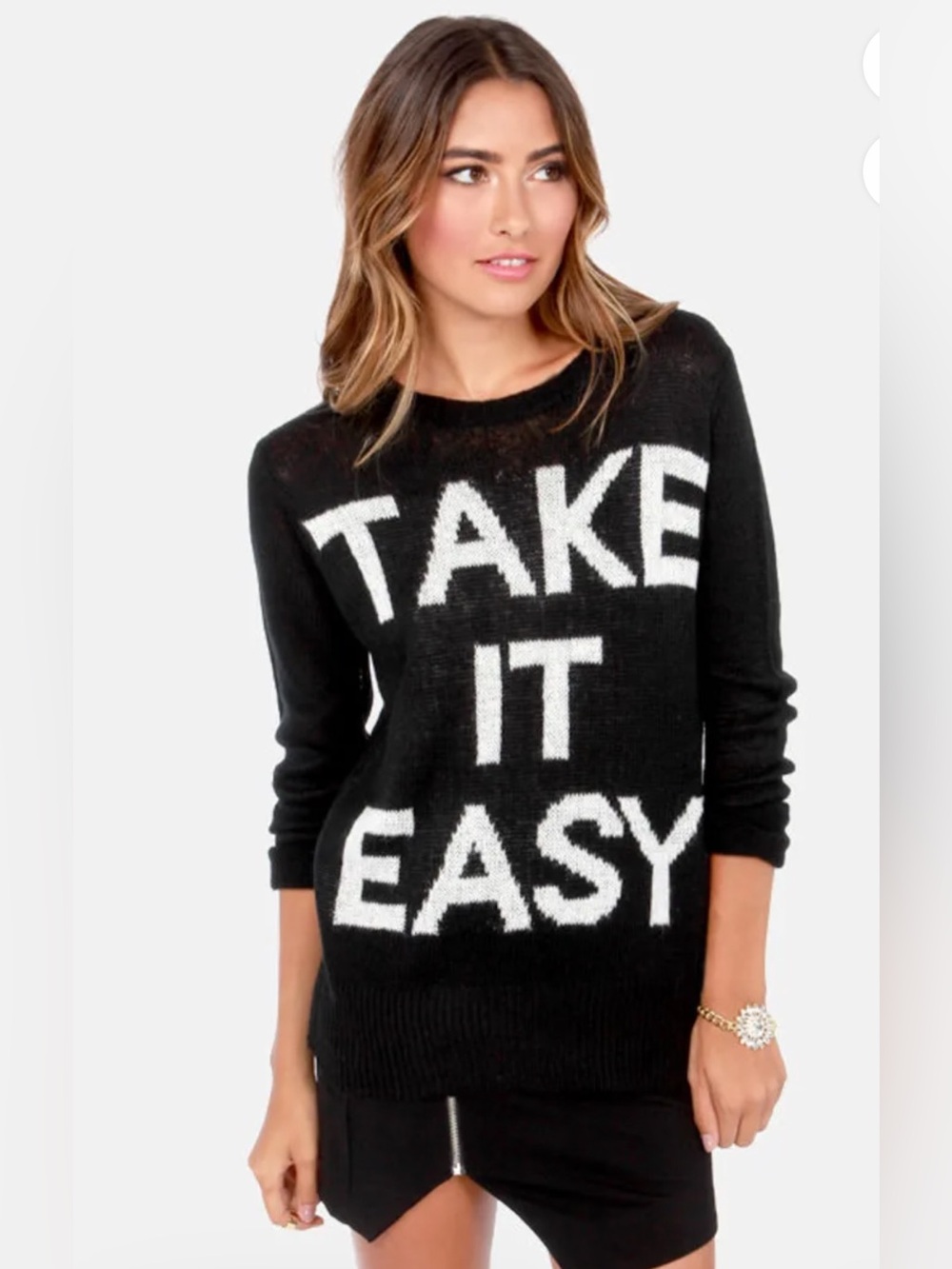 Element “Take it Easy” Crewneck Sweater. Size Medium.